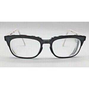 LA Eyeworks CORNWALL 285 Black White Psychedelic Malaise Frames Only Italy